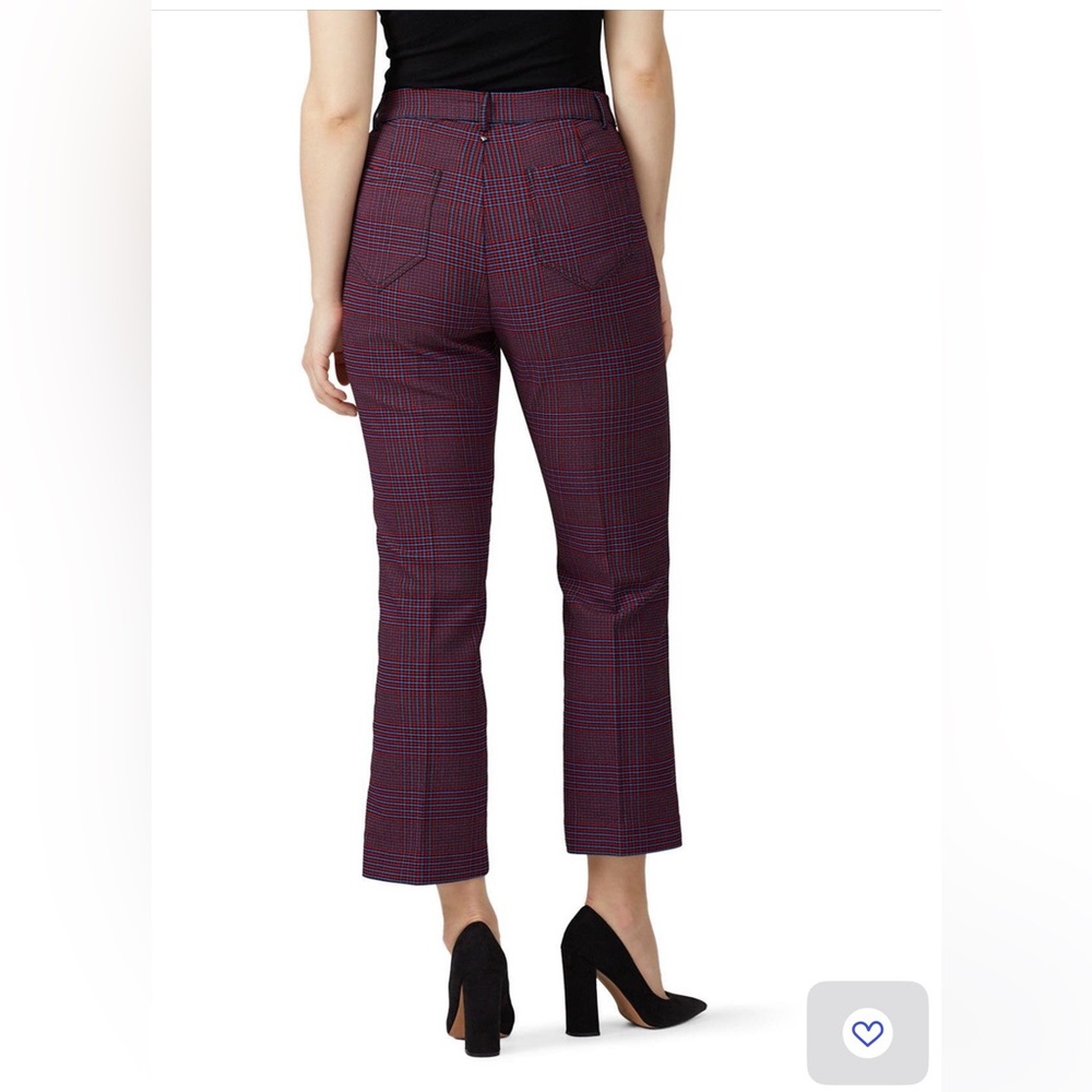 Marina Rinaldi Ragione Plaid Cropped Trousers NWT-18 - Picture 2 of 12